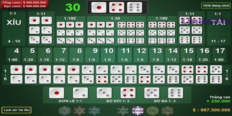 Luật chơi cơ bản trong cách chơi tài xỉu online